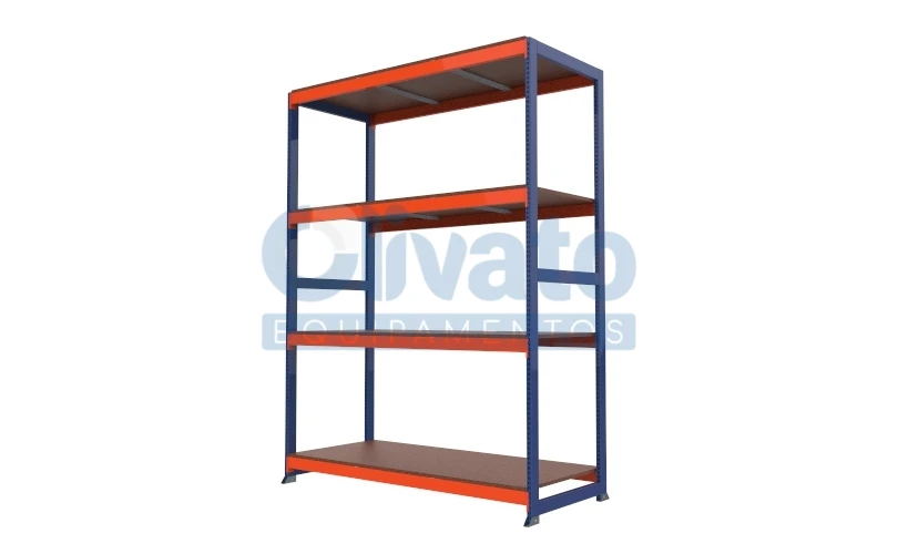 Mini Porta Palete com Plano Madeira