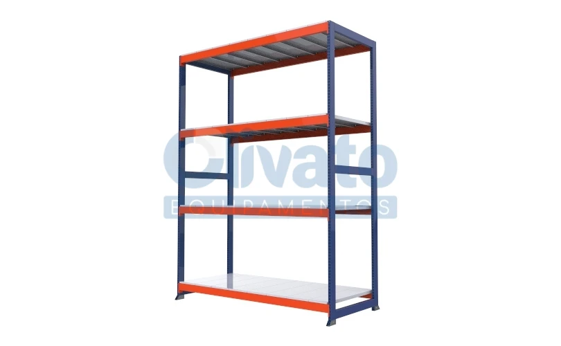 Mini Porta Palete com Planos Metálicos
